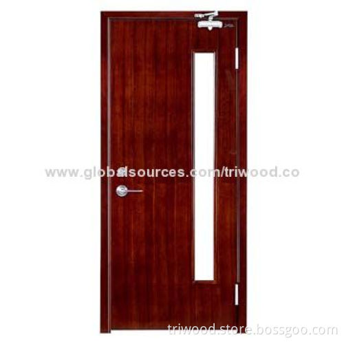 Wooden Fire Door with Perlite and Fire-proof Board, 0.5, 1, 1.5H Fire Rating